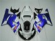 Carenagens Moto Suzuki GSXR 600/750 2001-2003 - Branco Azul Preto