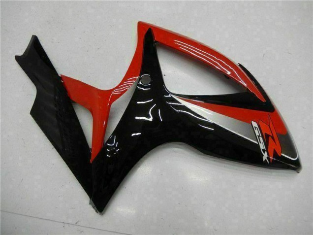 Carenagens Moto Suzuki GSXR 600/750 2006-2007 - Vermelho Preto Brilhante