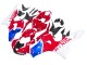 Kits Carenagens Moto Honda CBR1000RR-R 2020-2023 - Branco Vermelho Azul HRC