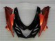 Carenagens Moto Suzuki GSXR 1000 2009-2016 - Laranja Preto Brilhante