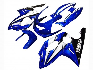 Carenagens Moto Yamaha YZF600R Thundercat 1996-2007 - Azul Branco Preto