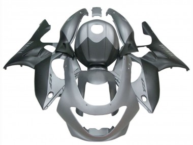 Carenagens Moto Yamaha YZF600R Thundercat 1996-2007 - Preto Fosco Cinzento