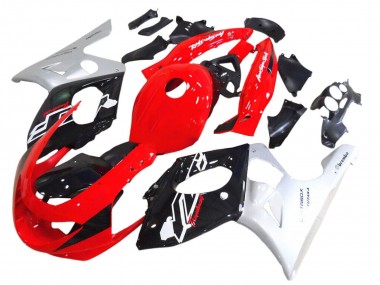 Carenagem Moto Yamaha YZF600R Thundercat 1996-2007 - Vermelho Preto Prata