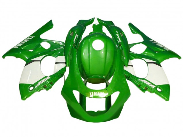 Carenagem Moto Yamaha YZF600R Thundercat 1996-2007 - Verde Branco