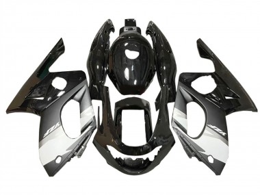 Carenagens Moto Yamaha YZF600R Thundercat 1996-2007 - Cinzento Branco Preto