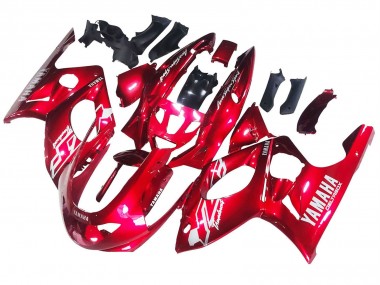Carenagens Moto Yamaha YZF600R Thundercat 1996-2007 - Vermelho Branco Thunderace