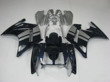 Carenagens Moto Yamaha FJR1300 2001-2006 - Preto Brilhante Prata