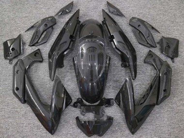 Carenagens Moto Yamaha XJ6 2009-2012 - Preto Fibra de Carbono