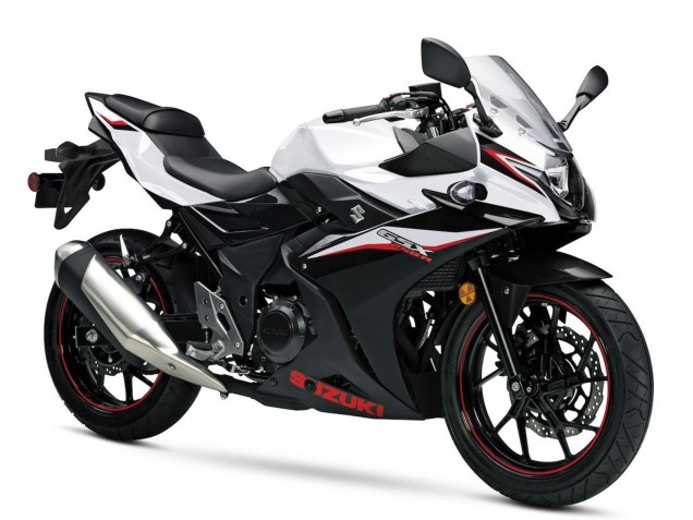 Carenagem Moto Suzuki GSX250R 2017-2020 - Branco Preto