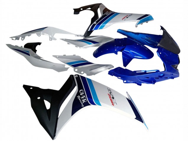 Carenagens Moto Suzuki GSX250R 2017-2020 - Branco Azul Preto Corrida