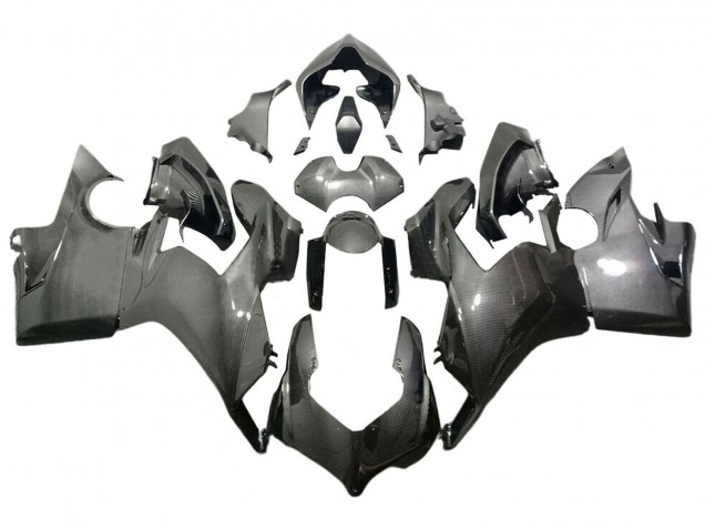 Carenagens Moto Ducati Panigale V4 V4S 2018-2019 - Preto Fibra de Carbono Estilo
