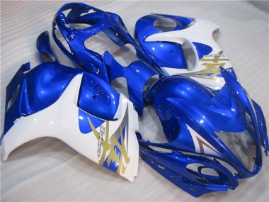Carenagens Moto Suzuki GSXR 1300 Hayabusa 2008-2020 - Branco Azul