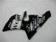 Carenagens Moto Kawasaki ZX6R 2005-2006 - Preto Brilhante Branco West