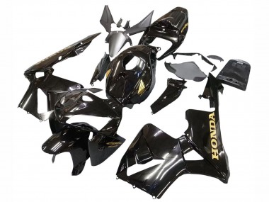 Carenagens Moto Honda CBR600RR 2005-2006 - Preto Ouro Logo