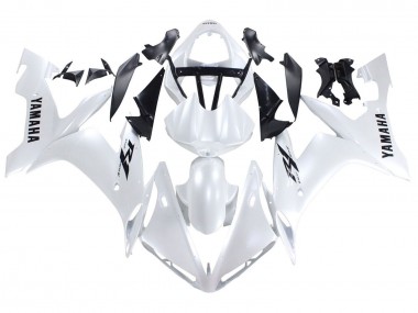 Carenagens Moto Yamaha YZF 1000 R1 2004-2006 - Branco Pérola Preto Decalques