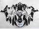 Carenagens Moto Yamaha YZF 1000 R1 2020-2025 - Prata Branco Preto Brilhante