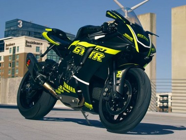 Carenagens Moto Yamaha YZF 1000 R1 2020-2025 - Preto Brilhante Fluorescent Amarelo