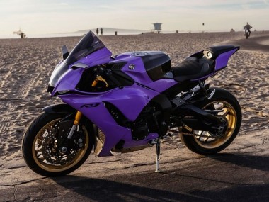 Carenagens Moto Yamaha YZF 1000 R1 2020-2025 - Roxo Preto Brilhante