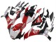 Carenagens Moto Yamaha YZF 1000 R1 2020-2025 - Branco Vermelho Preto Milwaukee