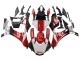Carenagens Moto Yamaha YZF 1000 R1 2020-2025 - Branco Vermelho Preto Milwaukee