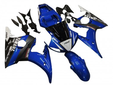 Carenagens Moto Yamaha YZF R6S 2006-2009 - Azul Branco Preto Brilhante Yamalube