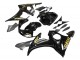 Carenagens Moto Yamaha YZF R6S 2006-2009 - Preto Brilhante Ouro Decalques