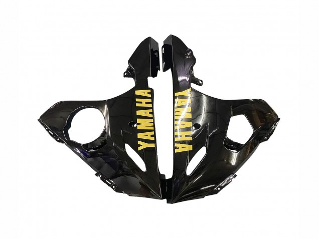 Carenagens Moto Yamaha YZF R6S 2006-2009 - Preto Brilhante Ouro Decalques