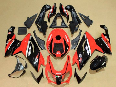 Carenagens Moto Aprilia RS125 2006-2011 - Vermelho Preto Brilhante Branco