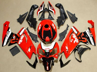 Carenagens Moto Aprilia RS125 2006-2011 - Vermelho Branco Preto