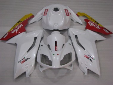 Carenagens Moto Aprilia RS125 2006-2011 - Branco Vermelho Amarelo