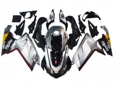 Carenagens Moto Aprilia RS125 2006-2011 - Prata Preto