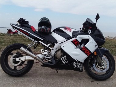 Carenagens Moto Honda CBR600 F4i 2004-2007 - Branco Preto Brilhante Vermelho Repsol