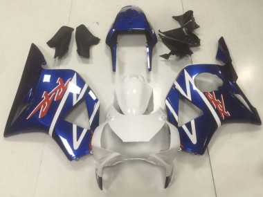 Carenagens Moto Honda CBR900RR 893 1994-1995 - Branco Azul Preto Brilhante
