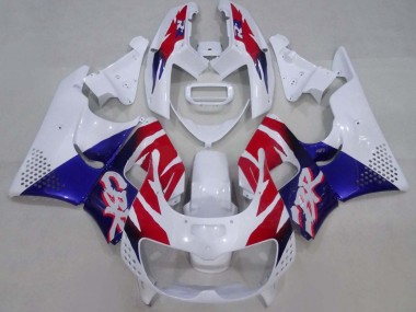 Carenagens Moto Honda CBR900RR 893 1994-1995 - Branco Vermelho Azul