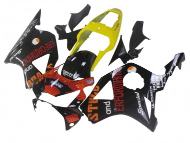 Carenagens Moto Honda CBR900RR 954 2002-2003 - Amarelo Vermelho Preto Brilhante Repsol Rossi
