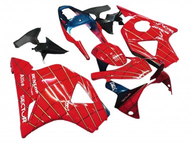 Carenagens Moto Honda CBR900RR 954 2002-2003 - Vermelho Azul Escuro Dunlop