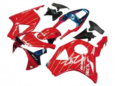 Carenagens Moto Honda CBR900RR 954 2002-2003 - Vermelho Azul Escuro Dunlop