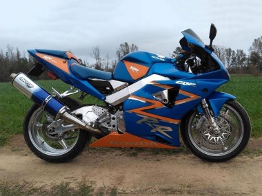 Carenagens Moto Honda CBR900RR 954 2002-2003 - Laranja Azul