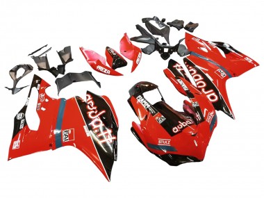 Carenagens Moto Ducati 959/1299 2015-2020 - Vermelho Preto Brilhante Fiamm