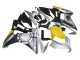 Carenagens Moto Honda CBR500R 2013-2015 - Prata Amarelo Preto Fosco