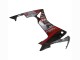 Carenagens Moto Honda CBR500R 2013-2015 - Vermelho Prata Preto Brilhante