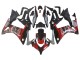 Carenagens Moto Honda CBR500R 2013-2015 - Vermelho Prata Preto Brilhante