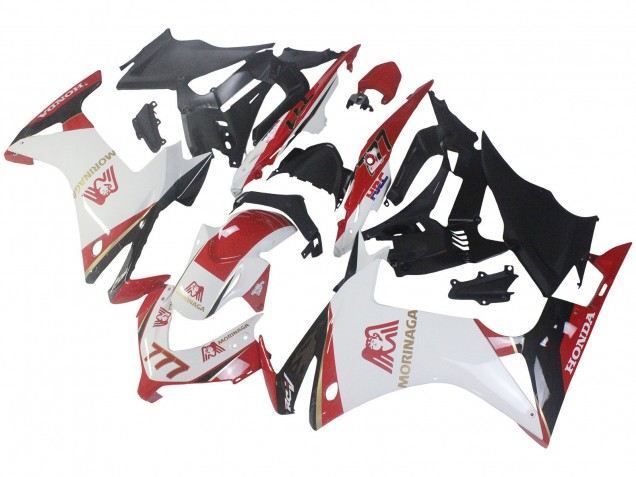 Carenagens Moto Honda CBR500R 2013-2015 - Branco Vermelho Verde Preto Brilhante Morinage 777
