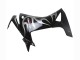 Carenagens Moto Honda CBR500R 2013-2015 - Preto Brilhante Prata Chama