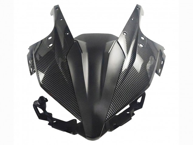 Carenagens Moto Honda CBR500R 2016-2018 - Preto Fibra de Carbono Vermelho