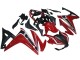 Carenagens Moto Honda CBR500R 2016-2018 - Vermelho Branco Preto Fosco