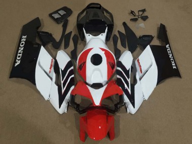 Carenagem Moto Honda CBR1000RR 2004-2005 - Branco Vermelho Preto Fosco