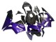 Carenagens Moto Honda CBR600RR 2003-2004 - Roxo Preto Forjado Fibra de Carbono