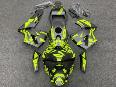 Carenagens Moto Honda CBR600RR 2003-2004 - Amarelo Preto Fosco