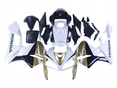 Carenagens Moto Honda CBR600RR 2005-2006 - Ouro Branco Preto